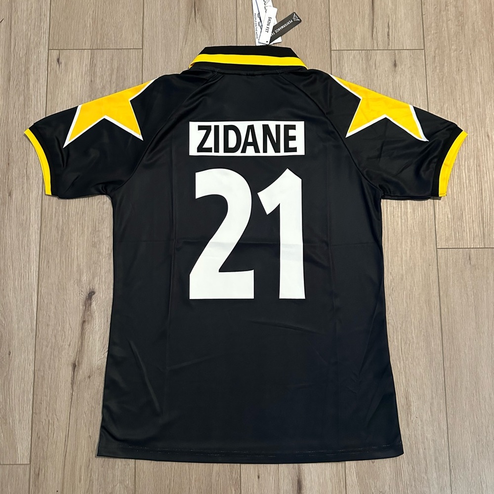 Juventus Zidane Jersey Retro Black